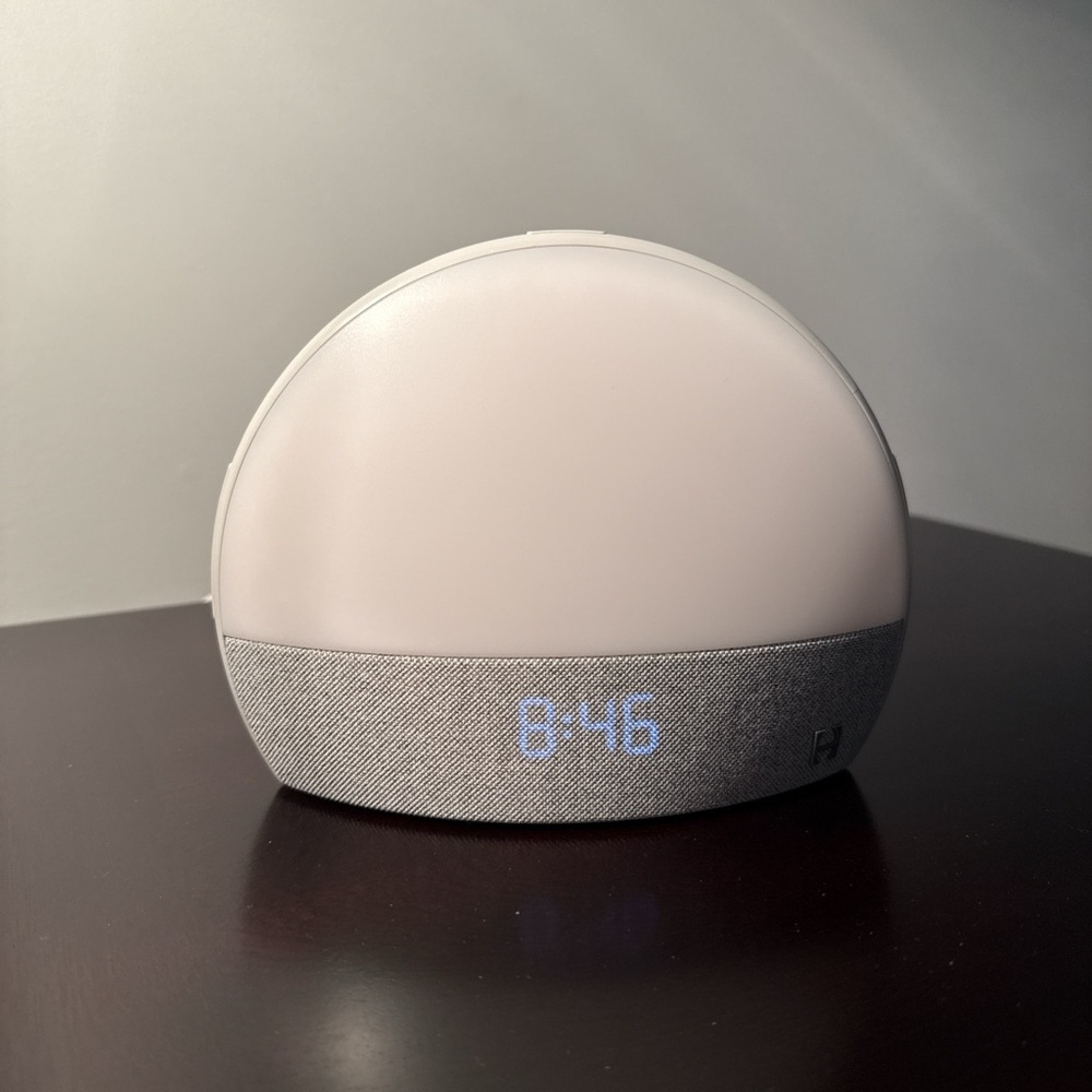 Hatch White and Gray Smart Alarm Clock